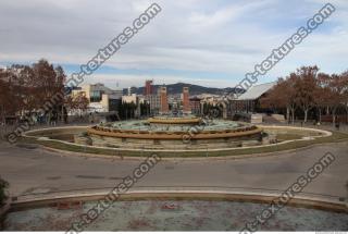 background barcelona street